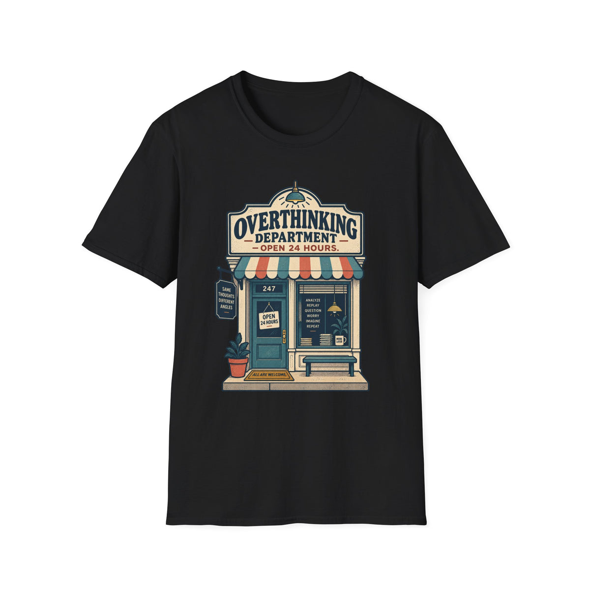 Overthinking Department T-Shirt