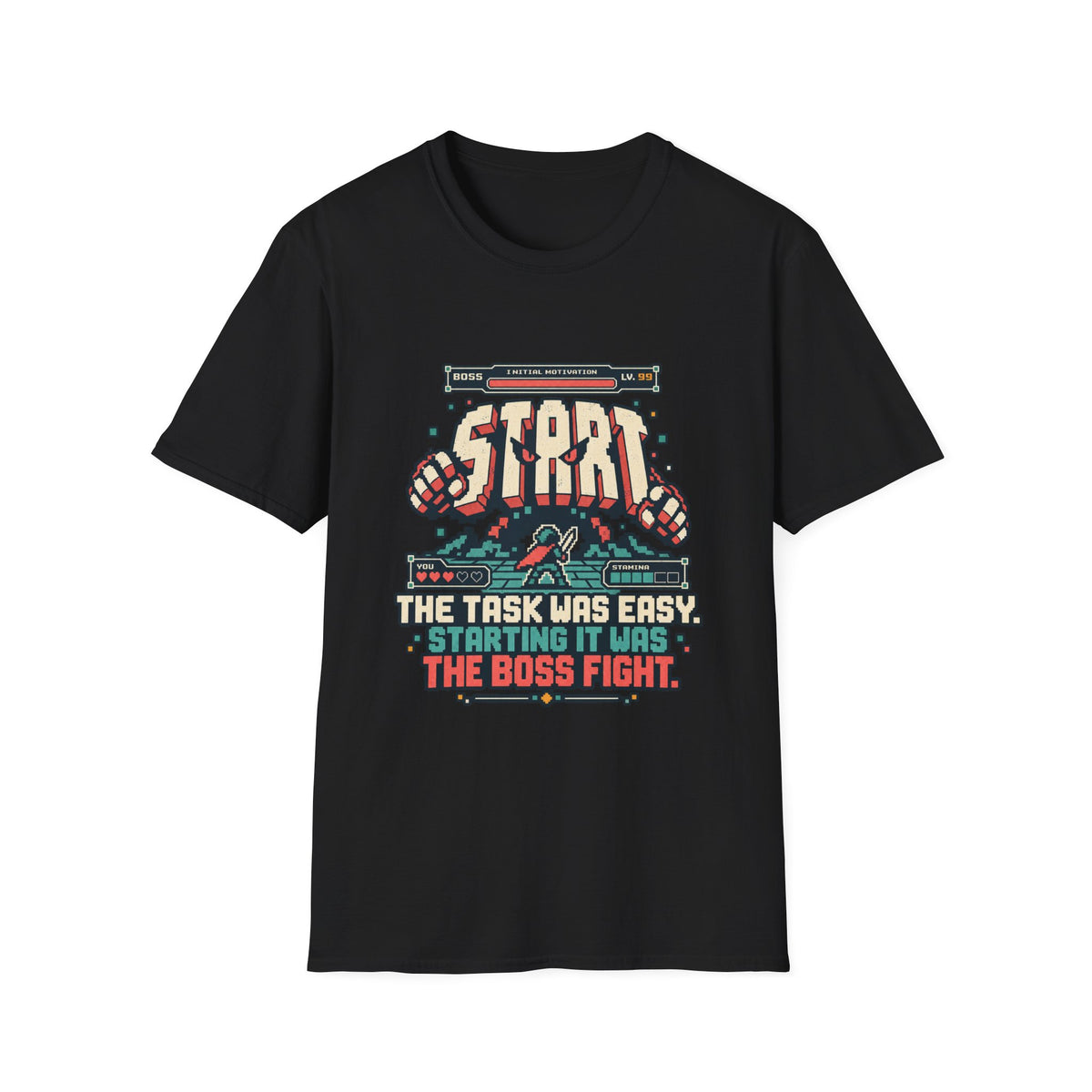 Task Starting Final Boss T-Shirt