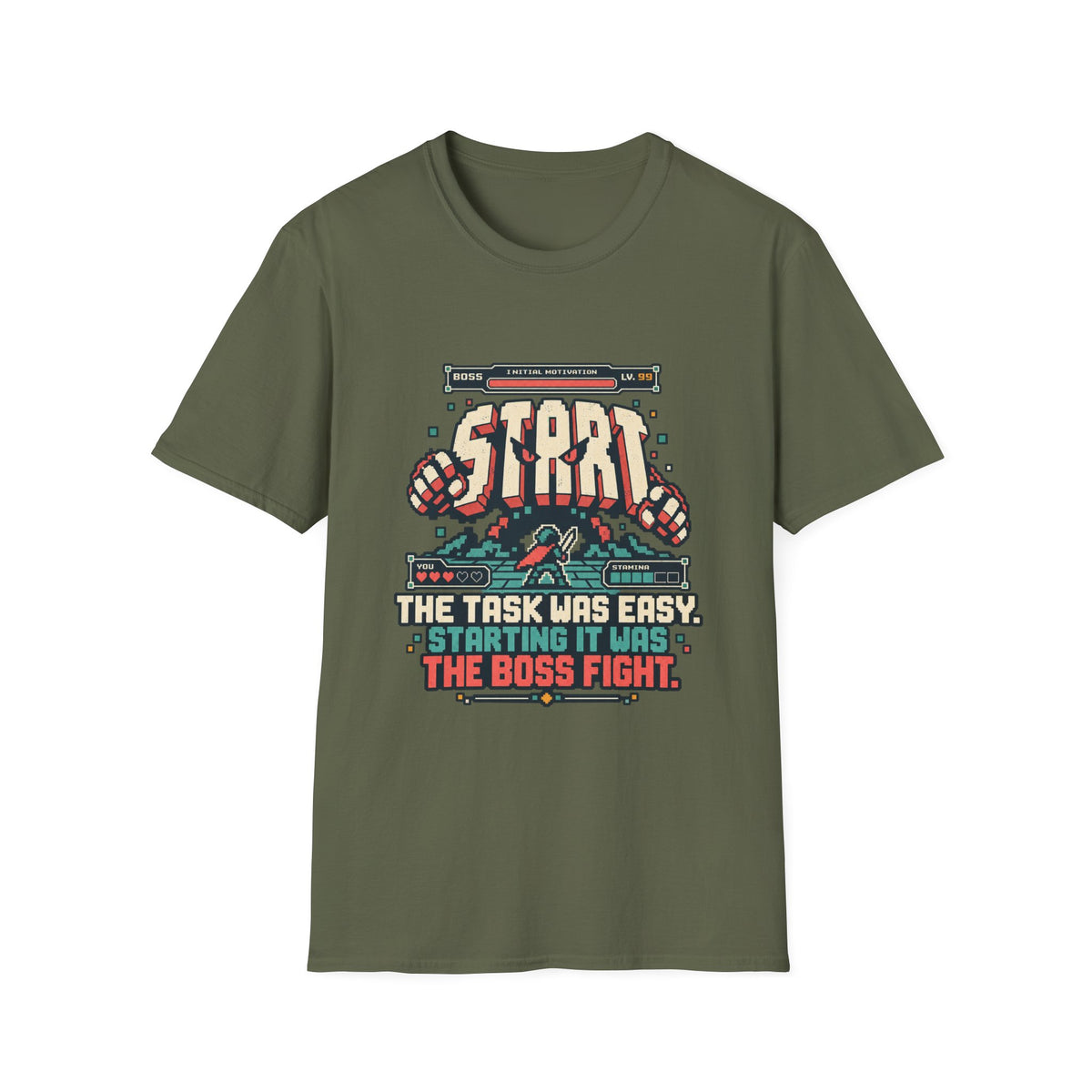 Task Starting Final Boss T-Shirt