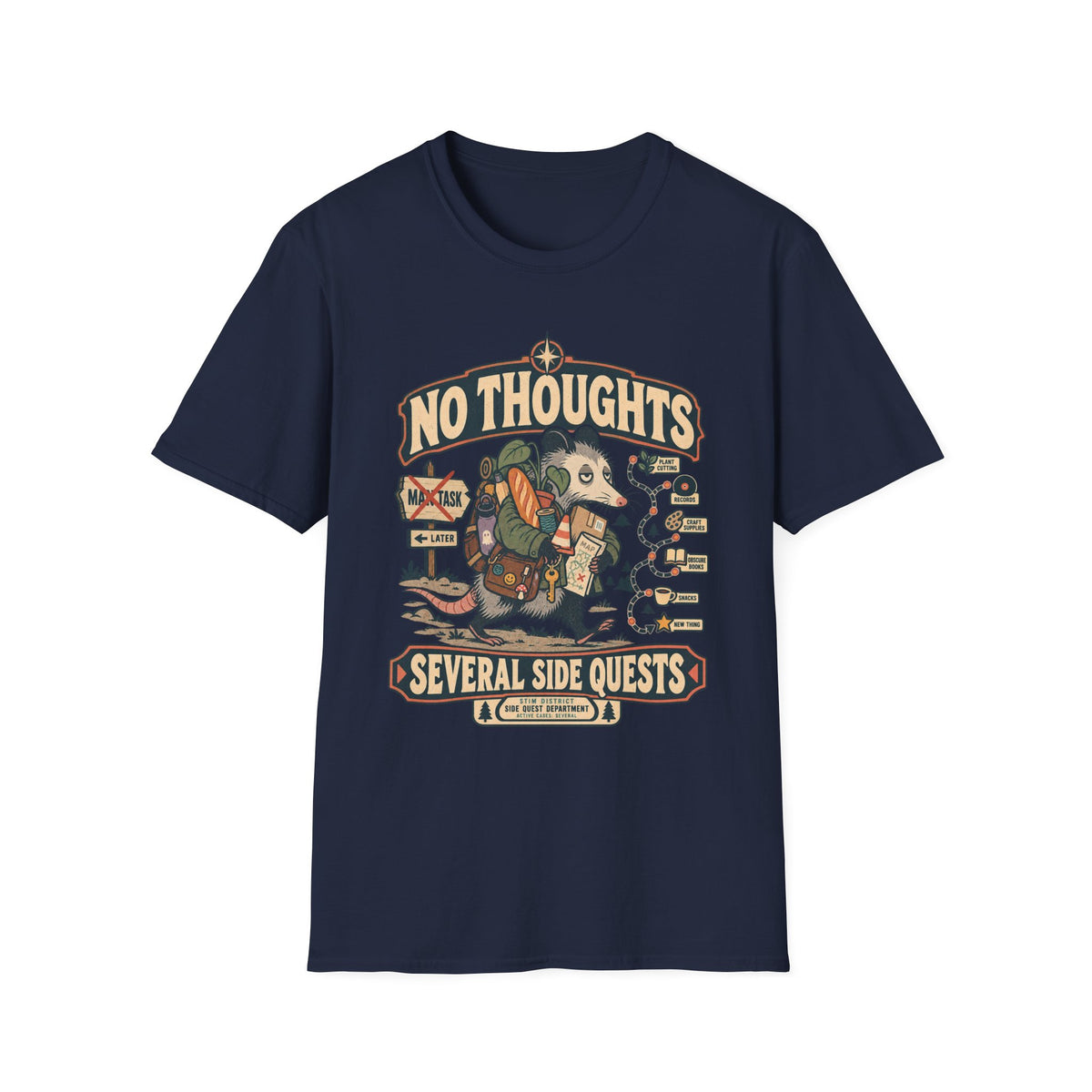 NO THOUGHTS. SEVERAL SIDE QUESTS.