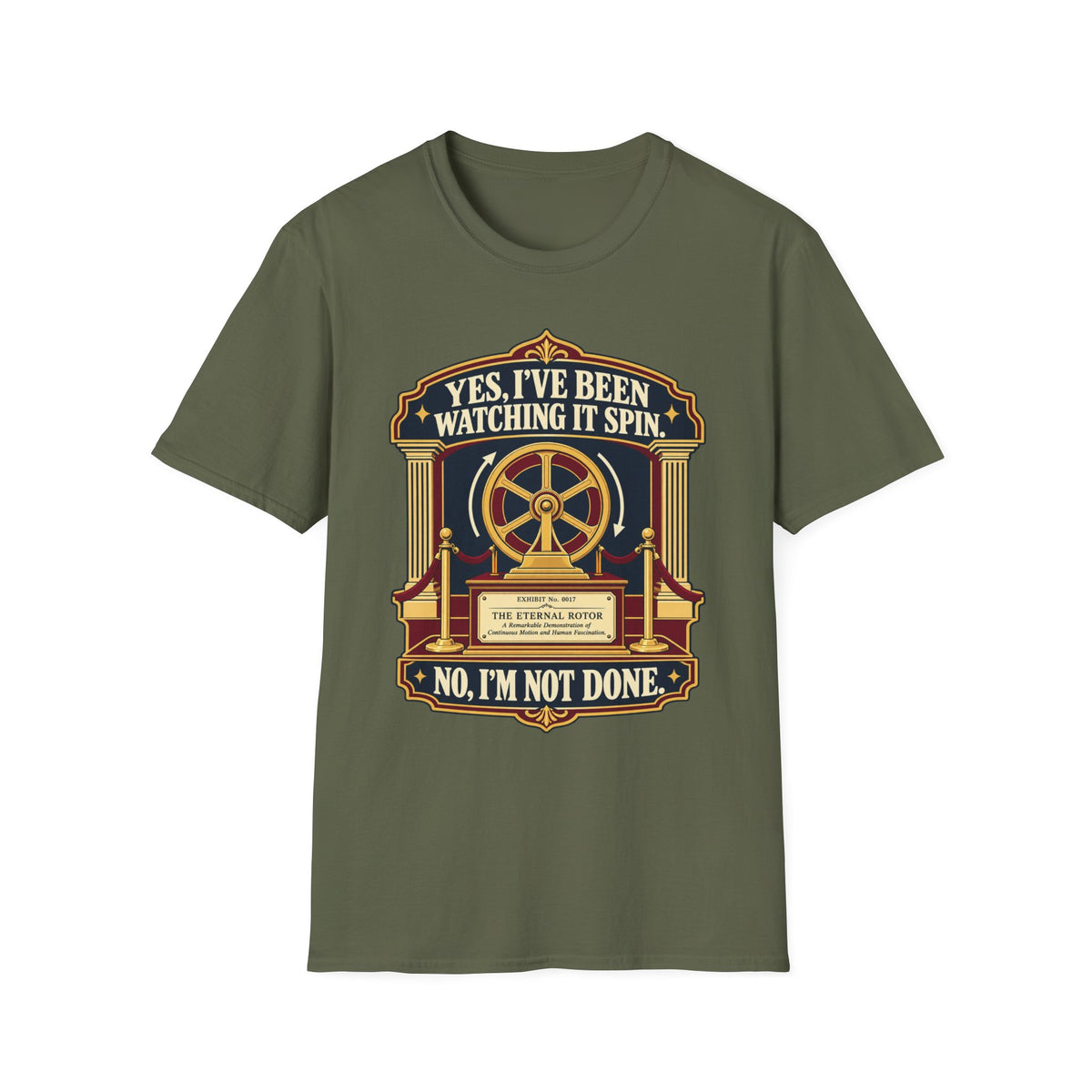 YES, I’VE BEEN WATCHING IT SPIN. NO, I’M NOT DONE.