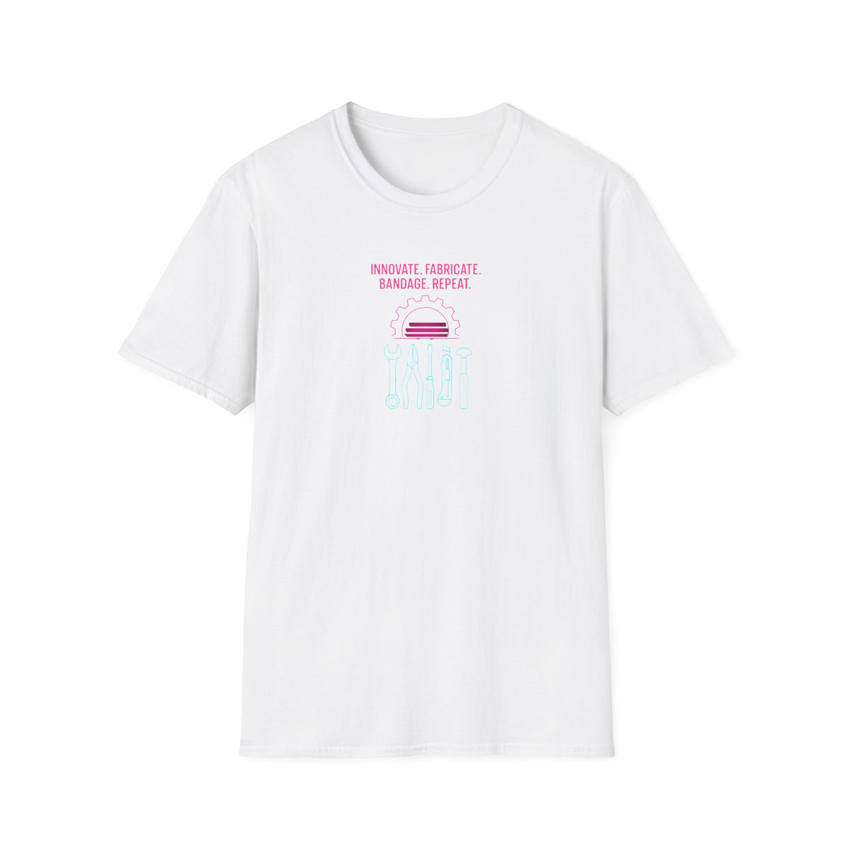 Innovate Fabricate Bandage Repeat T-Shirt