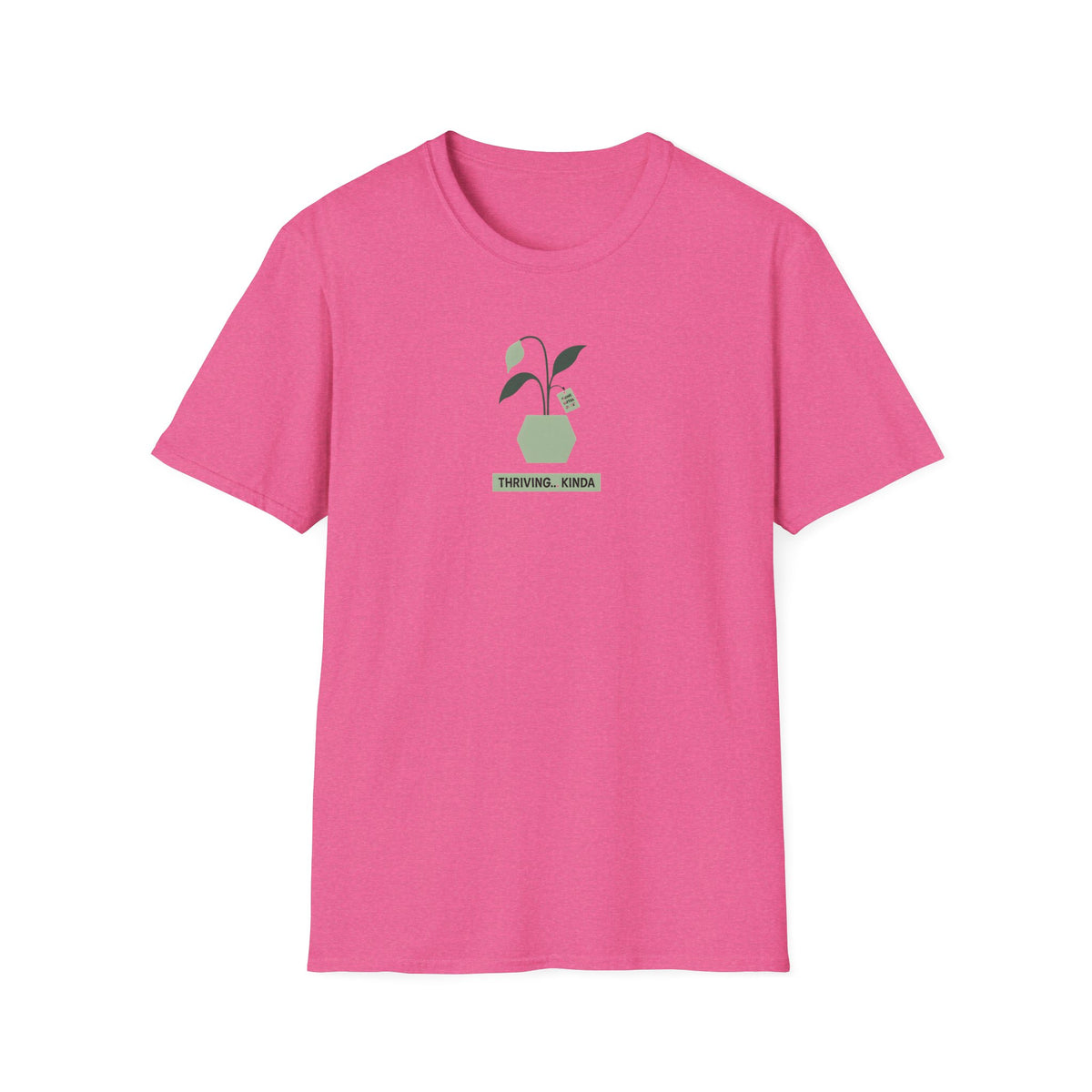 Thriving Plant Illustration T-Shirt
