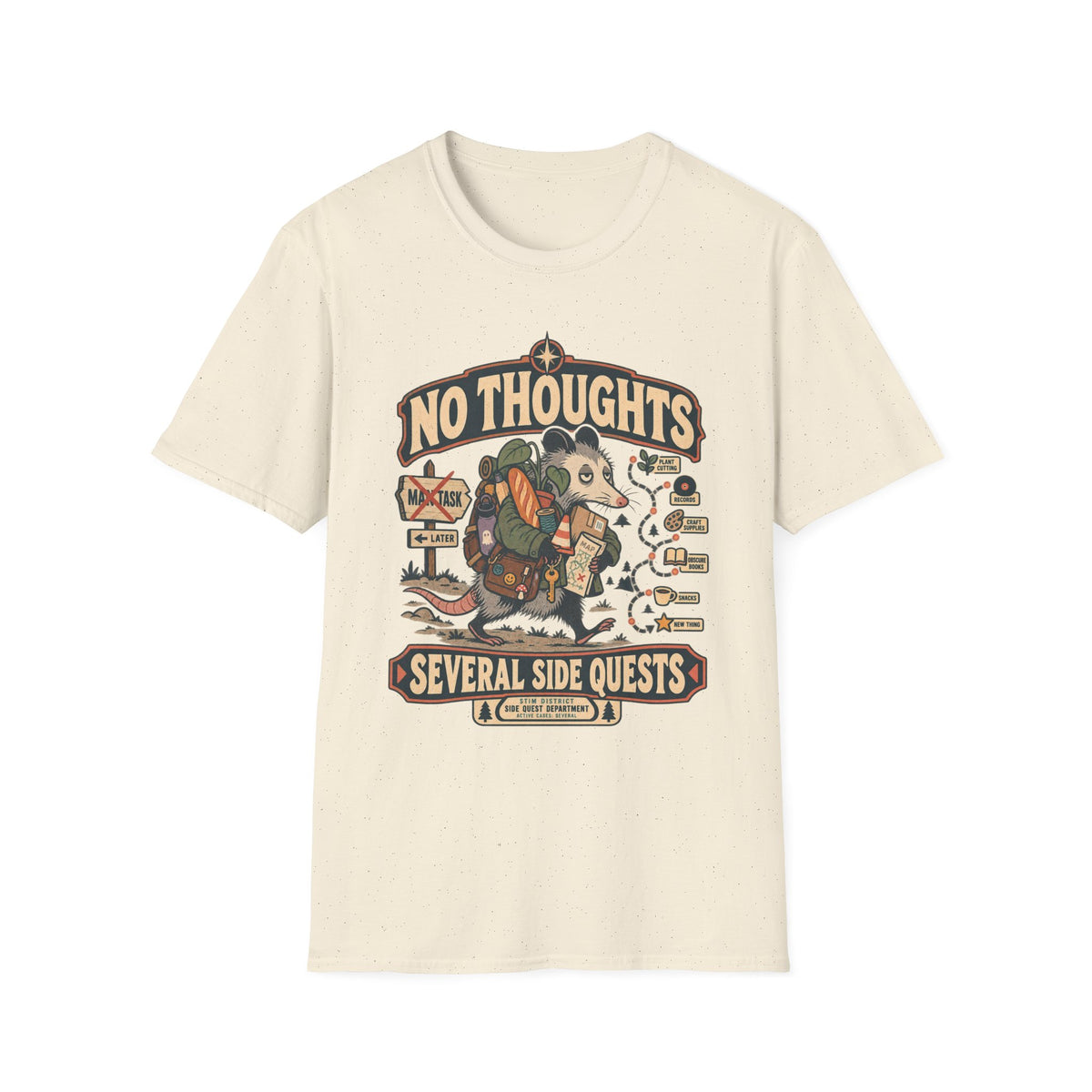 NO THOUGHTS. SEVERAL SIDE QUESTS.