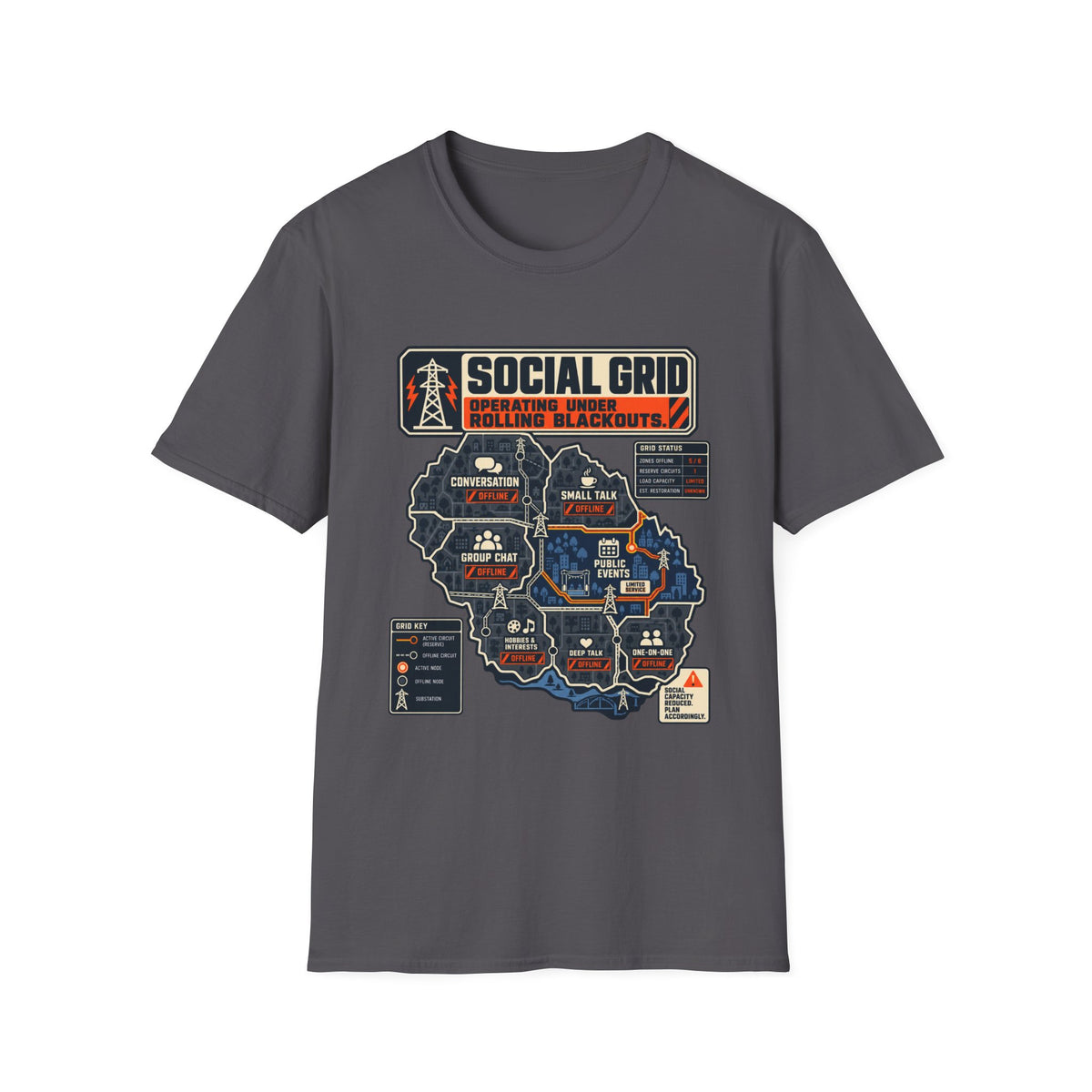 SOCIAL GRID OPERATING UNDER ROLLING BLACKOUTS