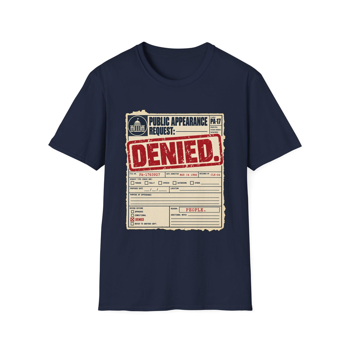 PUBLIC APPEARANCE REQUEST: DENIED