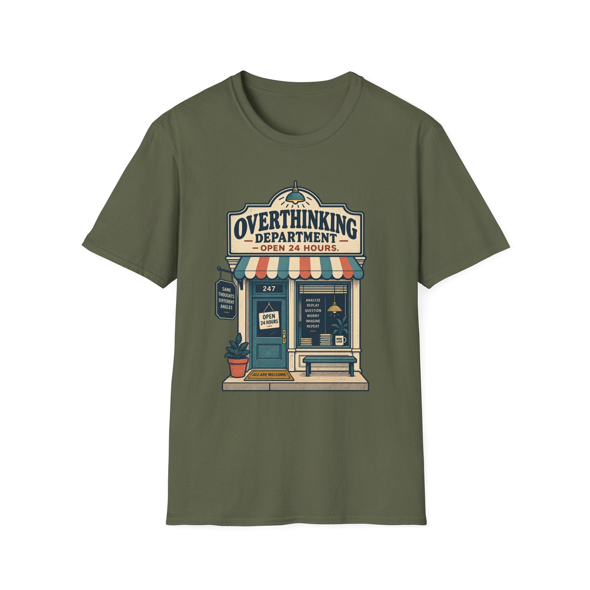 Overthinking Department T-Shirt