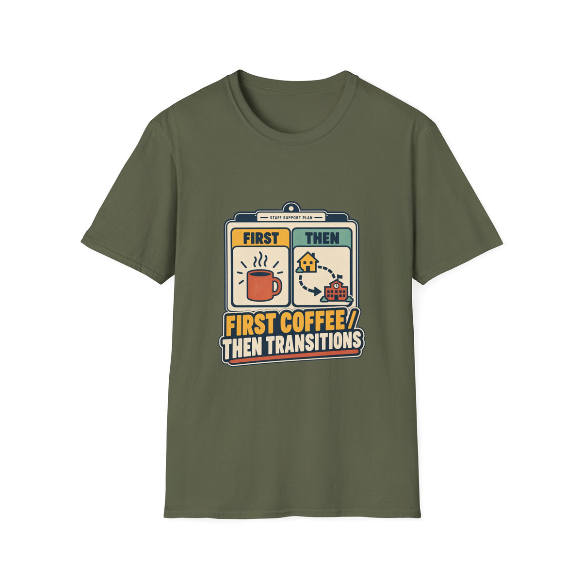 FIRST COFFEE / THEN TRANSITIONS