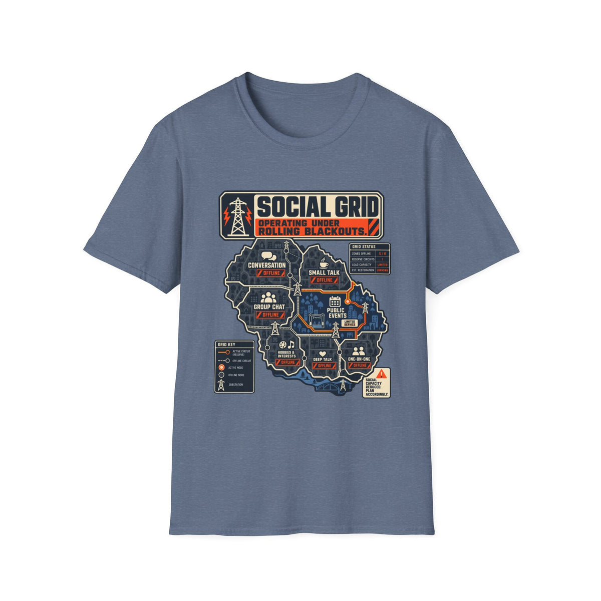 SOCIAL GRID OPERATING UNDER ROLLING BLACKOUTS