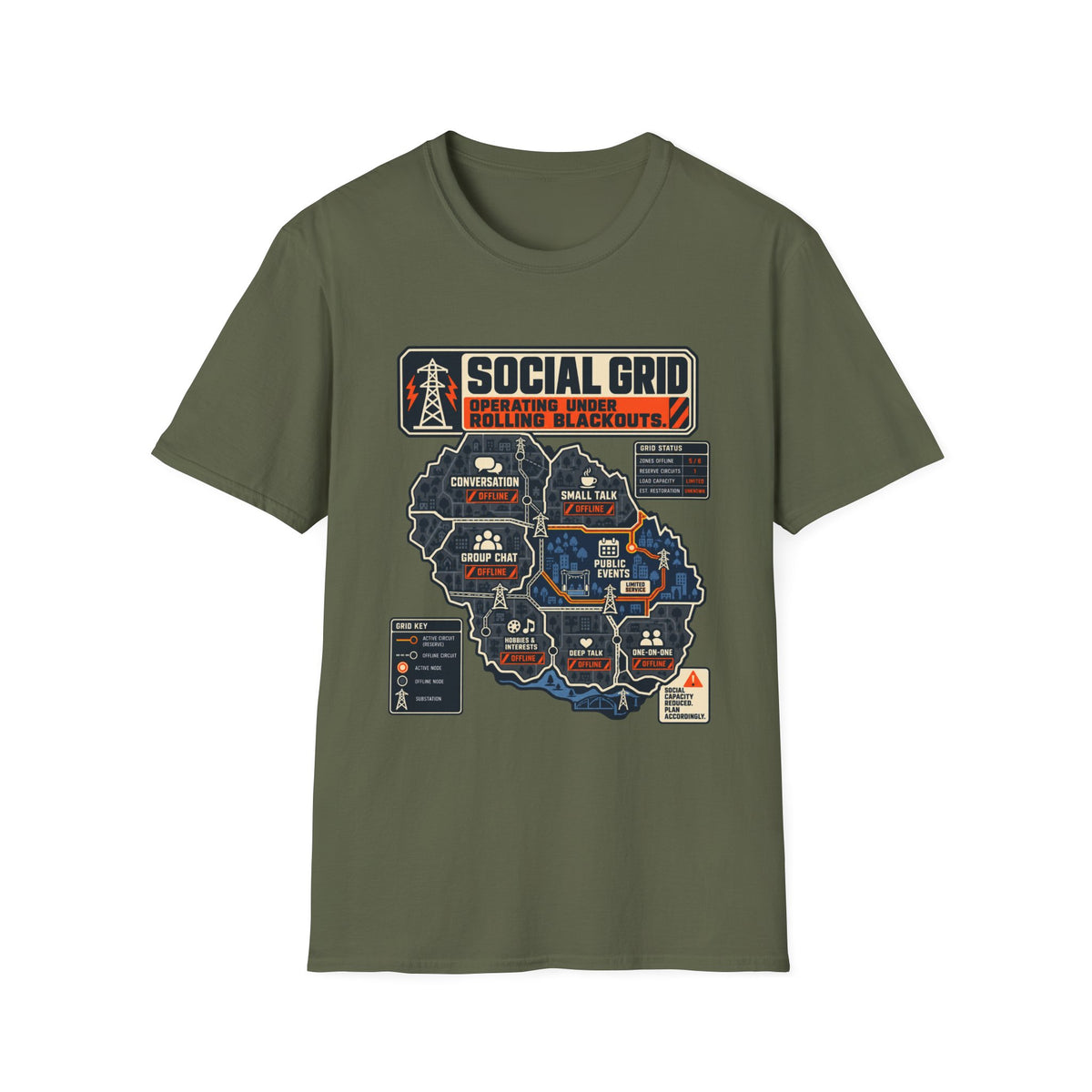 SOCIAL GRID OPERATING UNDER ROLLING BLACKOUTS