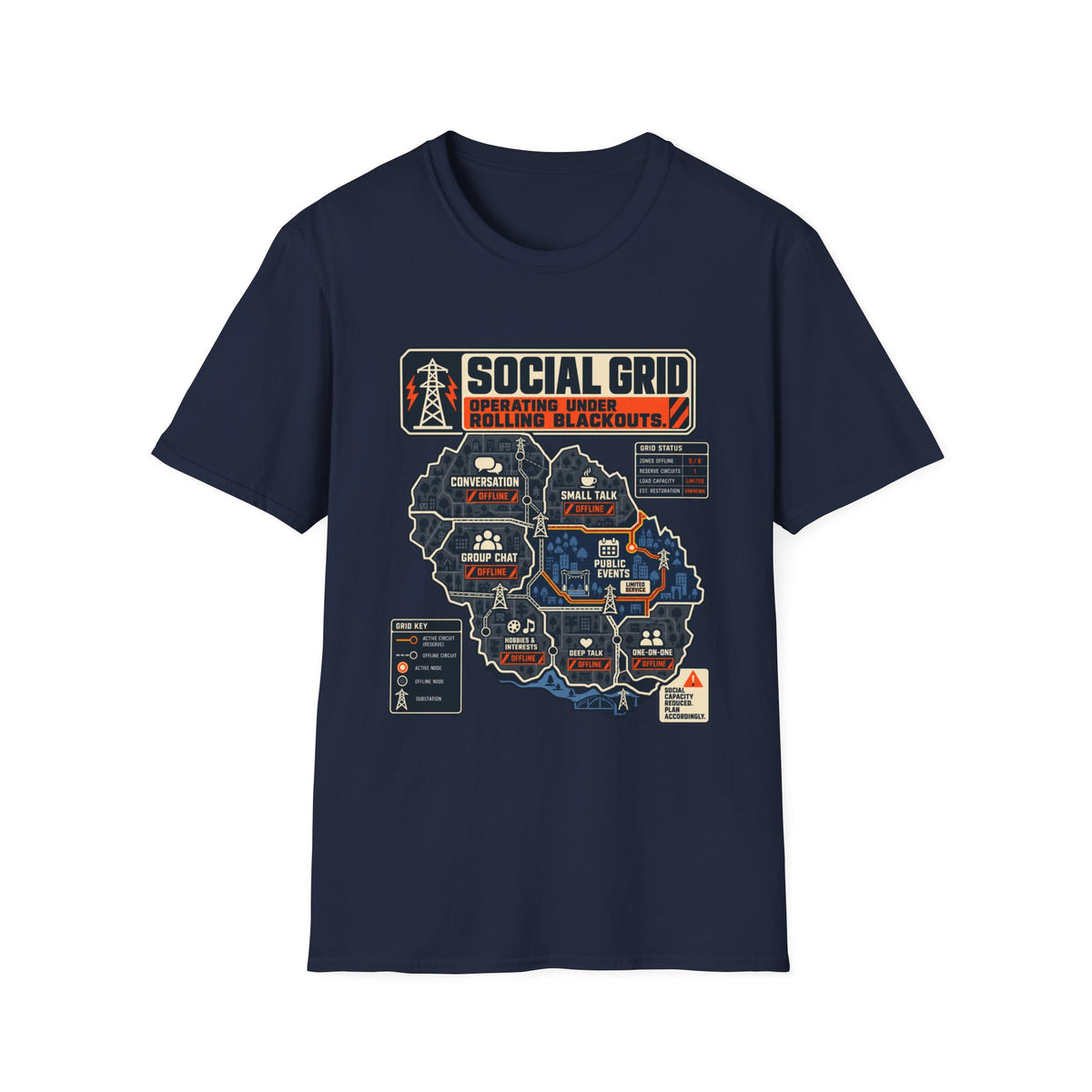 SOCIAL GRID OPERATING UNDER ROLLING BLACKOUTS
