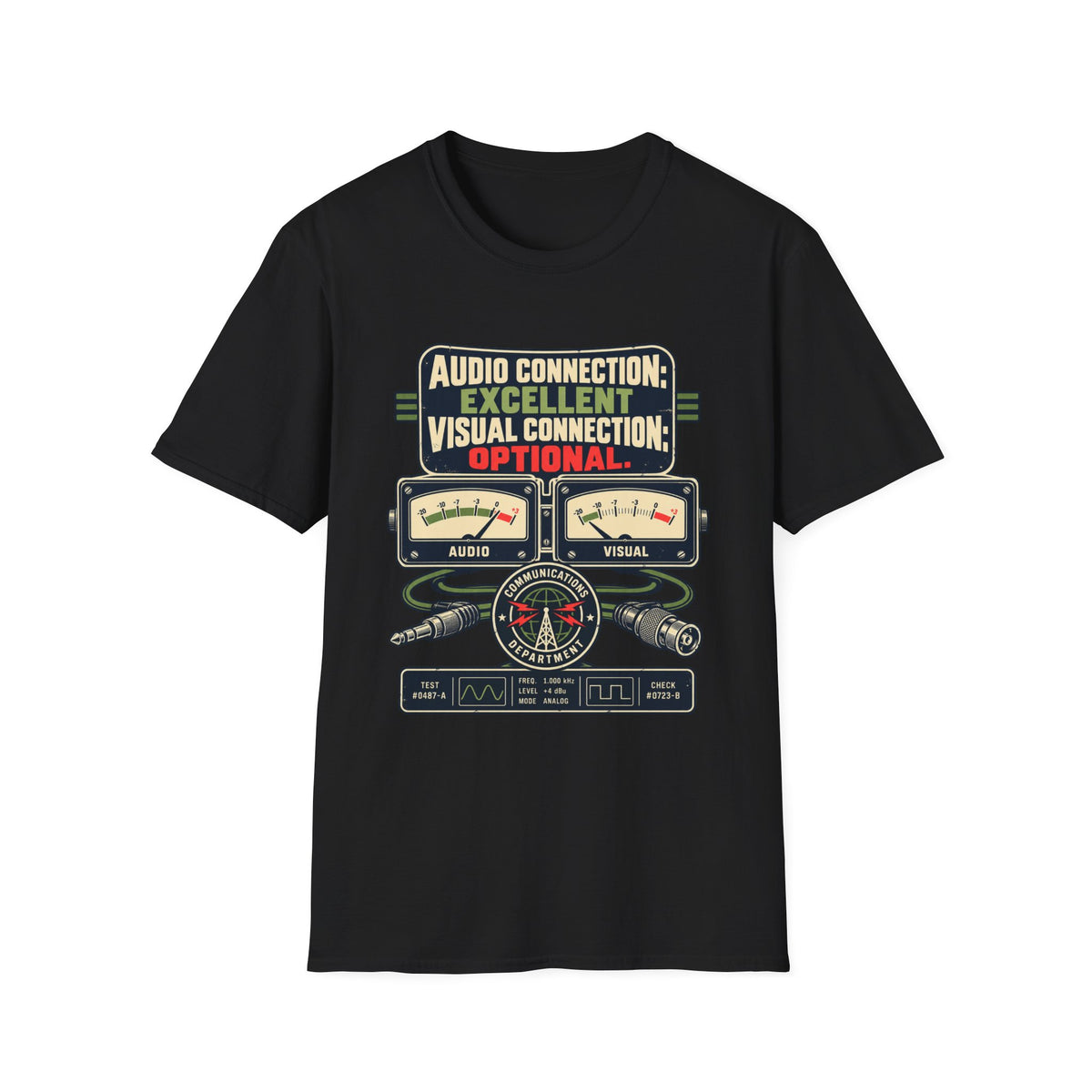 AUDIO CONNECTION: EXCELLENT / VISUAL CONNECTION: OPTIONAL