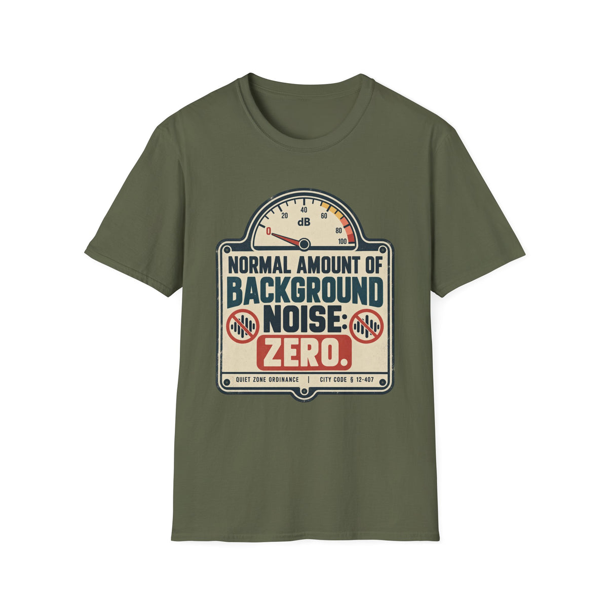 Zero Background Noise T-Shirt