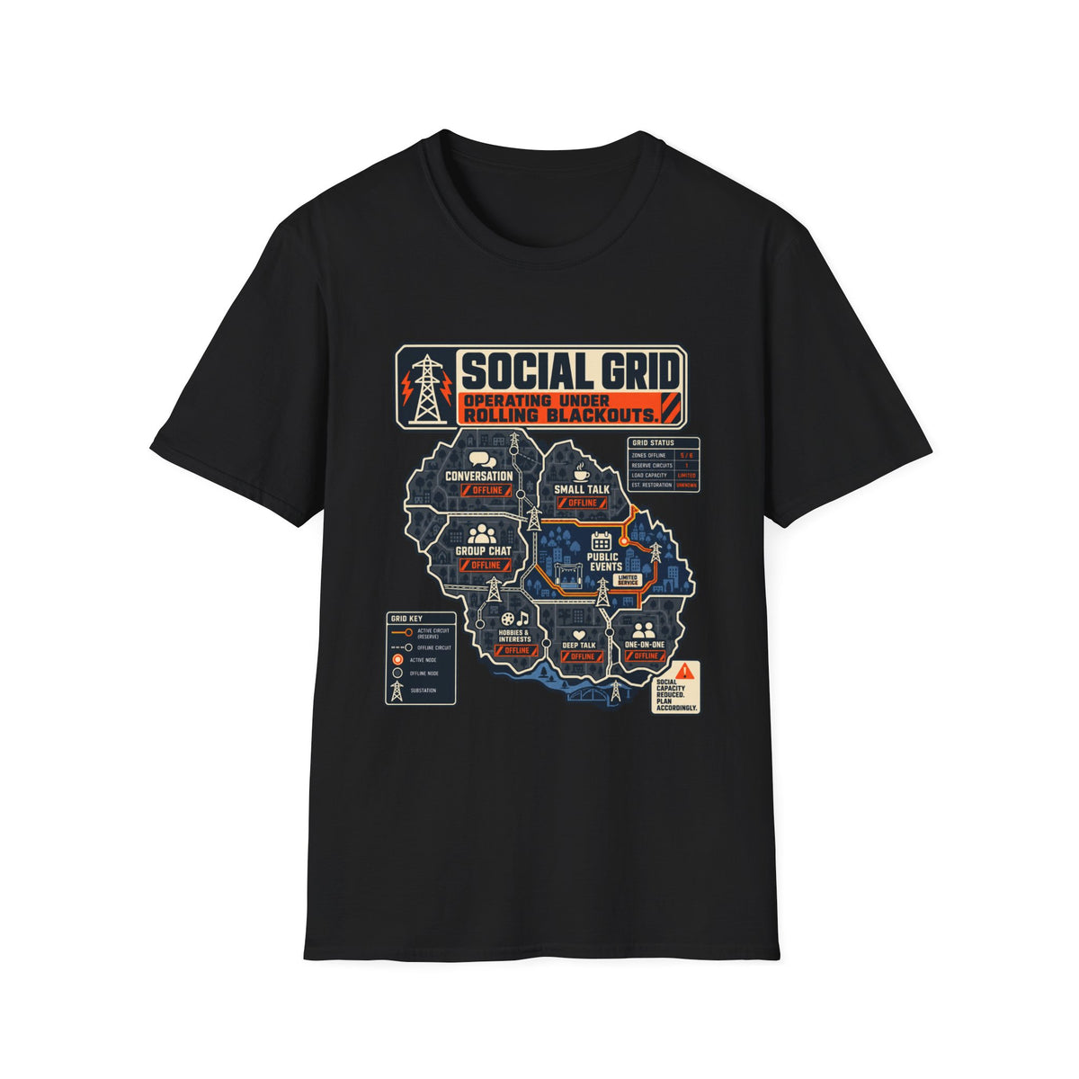 SOCIAL GRID OPERATING UNDER ROLLING BLACKOUTS