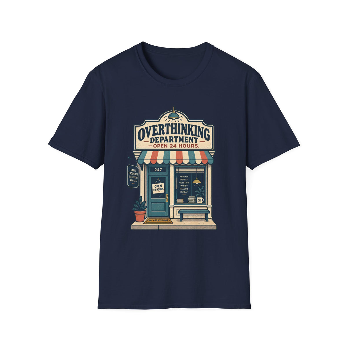 Overthinking Department T-Shirt