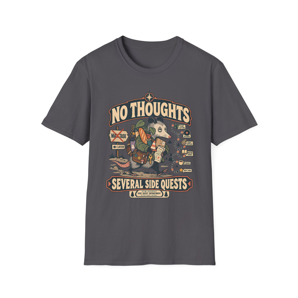 NO THOUGHTS. SEVERAL SIDE QUESTS.